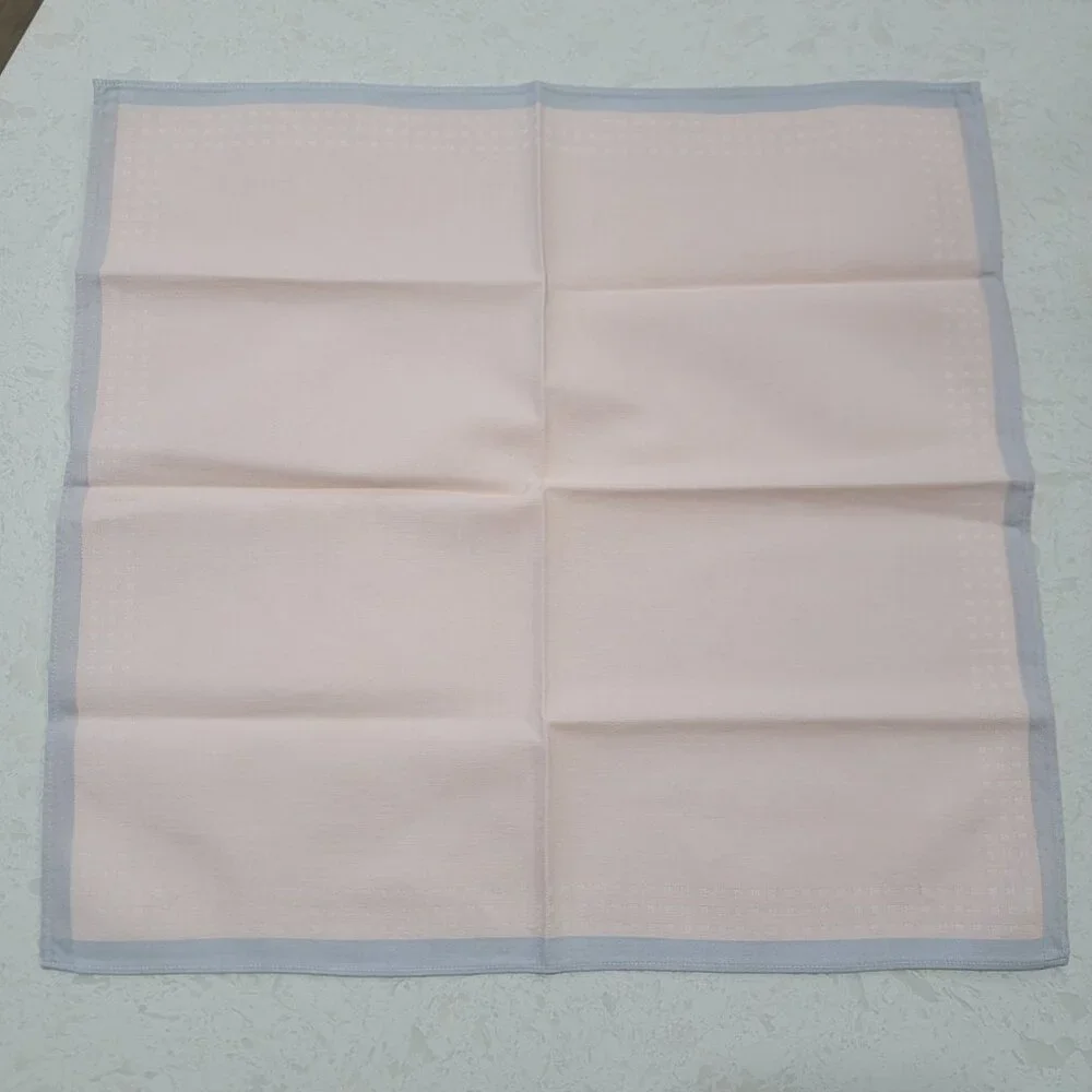Cottage‎ Core Table Napkins Set of 4 Cotton Baby Pink Blue Baby Shower NWOT